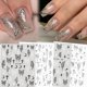 thumbnail image 2 of 1 Sheet Butterfly Nail Art Stickers Decals 3D Nail Stickers Spring Butterfly Nail Design Decals Sliders For Nails Women Girls DIY Nail Art Accessories Decorations, 2 of 3