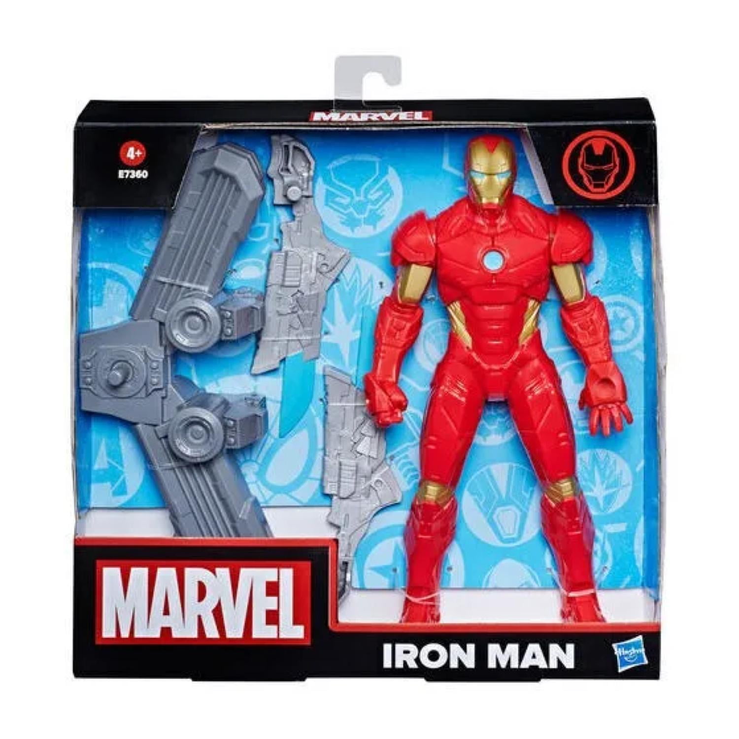 Hasbro - Juguete Figura Articulada Iron Man Accesorios 30cm Infantil