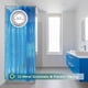 thumbnail image 2 of Cortina de Ducha jssablo 183 cm Azul Impermeable 3D, 2 of 6