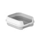 thumbnail image 1 of Bandeja De Arena Para Mascotas Inodoro Para Gatos Altura Caja De Arena Para Gatos Semicerrada Gatos De Interior Gris, 1 of 5