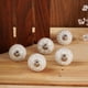 thumbnail image 2 of Juego de 10 tiradores de cajón Ajuny 65 mm cerámica blanca, 2 of 6
