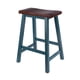 thumbnail image 1 of Asiento Counter Stool Winsome Satori con asiento de 24 pulgadas, color verde azulado rústico, 1 of 8