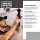 thumbnail image 5 of Brazo de ducha SUPPLYGIANT de montaje en techo, 25 cm, negro, 5 of 8