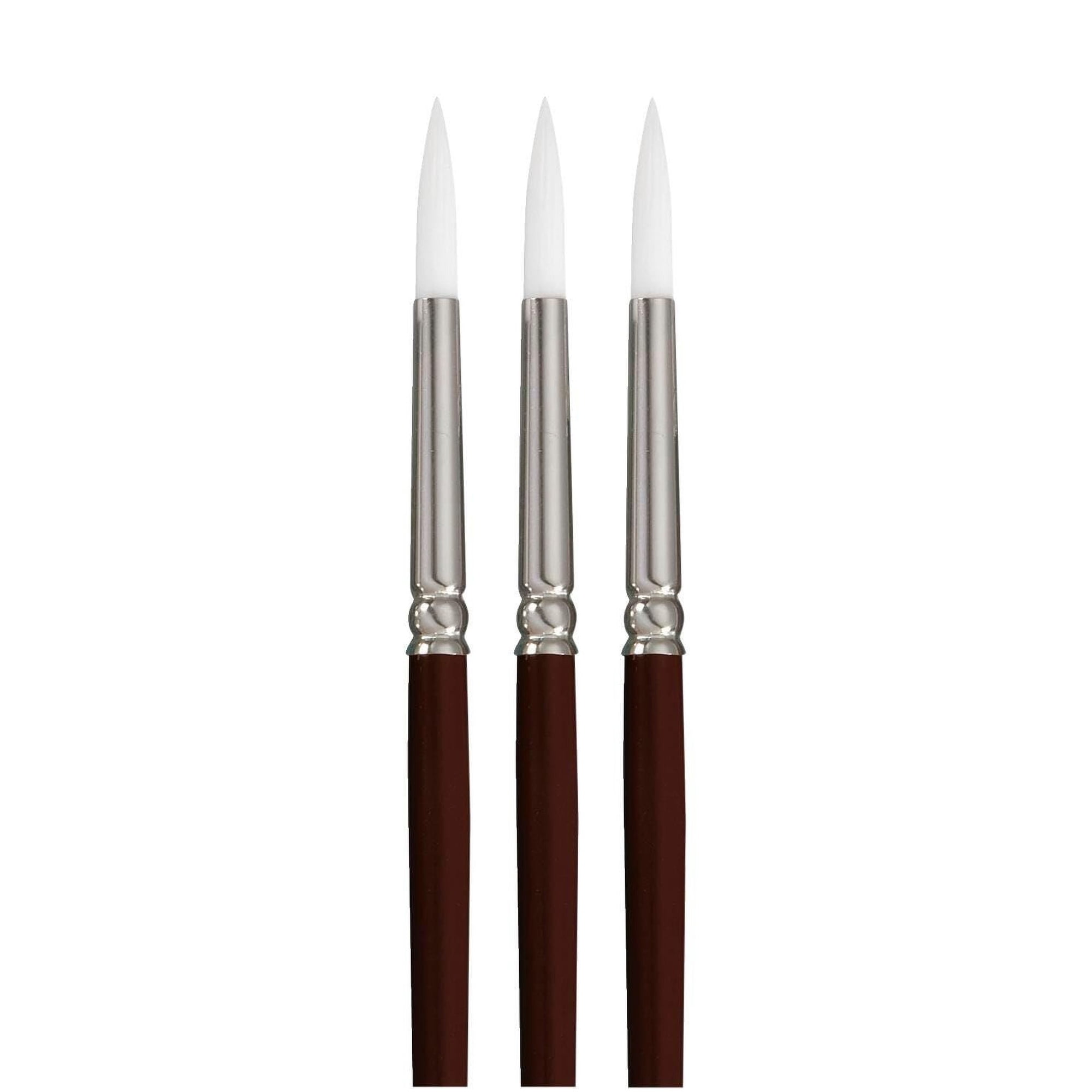 Organized Living - Brochas Para Pintar Sax True Flow Optimum White Taklon, Tamaño 6 (paquete De 3)
