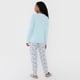 thumbnail image 2 of Pijama Mujer Largo Print Celeste Corona, 2 of 5