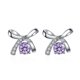 thumbnail image 3 of Aretes de Botón de Moissanita con Moño para Mujer 1 Uds Color D Corte Redondo Claridad VVS1 Aretes de Diamante de Plata Esterlina 925 Aretes de Moissanita para Mujer con Certificado, 3 of 9