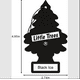 thumbnail image 2 of Pack 24 Pinos Little Trees Aromáticos Aroma Black Ice, 2 of 5