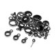 thumbnail image 1 of 37pcs telescópica ca?a de pescar guías anillo superior conjunto varilla kit de reparación de tama?os mixtos, 1 of 5