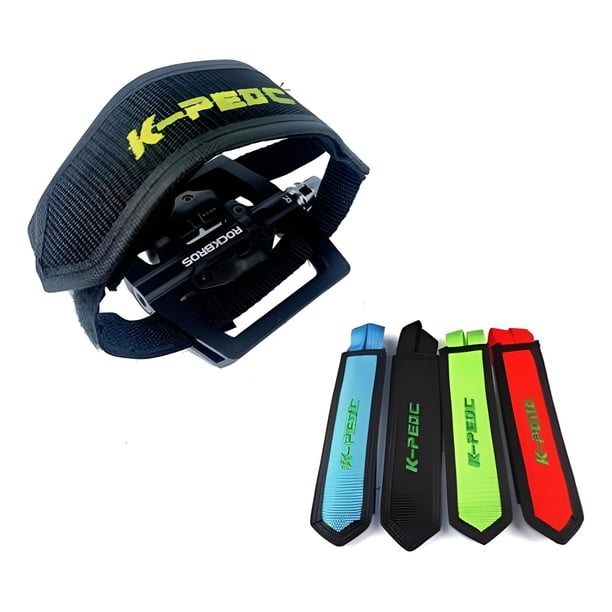 Straps De Pedal Para Bicicleta, Correa Fixie Bmx Urbana Cala negro