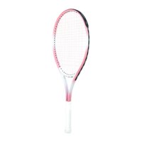 Ioensy - Raqueta De Tenis Práctica Y Ligera Con Cuerdas De Nailon Para Practicar En El Parque Y El Patio Trasero, Color Rosa Y Blanco