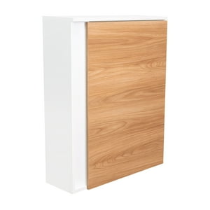 Fm Furniture - Mueble Zapatero Organizador 80,6X63,2X22,1 Cm Blanco Y Café Claro