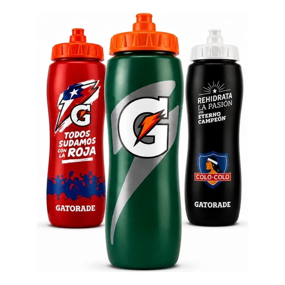 Botella Deportiva Gatorade Verde 947 ml Squeeze Libre de BPA