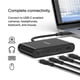 thumbnail image 2 of Hub USB-C a USB-C de 4 puertos Belkin Connect 100W PD negro, 2 of 6