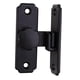 thumbnail image 3 of Pestillo Para Puerta Corredera De Granero Con Tornillos De Montaje Para Garaje Negro, 3 of 5