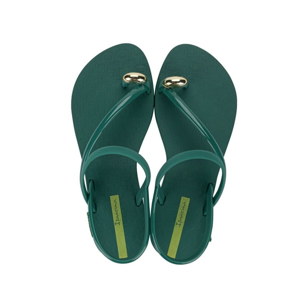 Sandalia Mujer Verde Glam Ring Ipanema