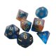 thumbnail image 1 of 7x Dados Poliédricos Juego De Fiesta Juego De Dados Para DND Juego De Mesa Estrella Azul Claro, 1 of 5