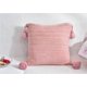 thumbnail image 1 of 2x Funda Cojin Decorativo 45x45 Estilo Boho Larentia Algodon Rosa claro, 1 of 8