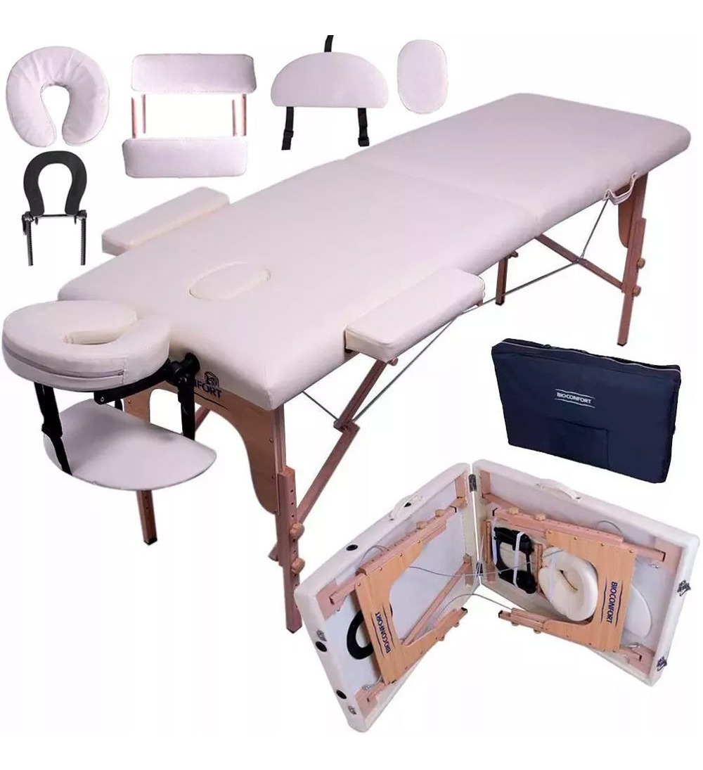 Nanofort - Camilla Masaje 2 Cuerpos Plegable Portatil Spa