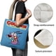 thumbnail image 3 of Courage the Cowardly Dog Bolso de tela con estampado de lienzo para mujer, bolsa de compras reutilizable y estética, con cremallera interior, regalo para mujer,38*45cm., 3 of 6