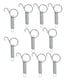 thumbnail image 5 of 10 Paquetes De Gancho De Resorte De Puerta De Jaula De Metal Elástico Para Jaula De Conejo Grande, 5 of 5