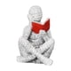 thumbnail image 1 of Figura De Mujer Leyendo Escultura Abstracta De Resina Para Estante De Entrada Estilo B, 1 of 3