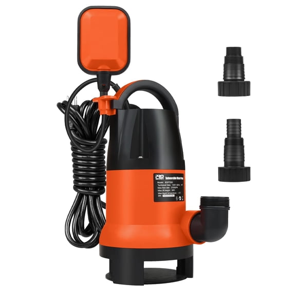 Bomba de sumidero Prostormer 1HP 14006LPH sumergible para agua limpia/sucia
