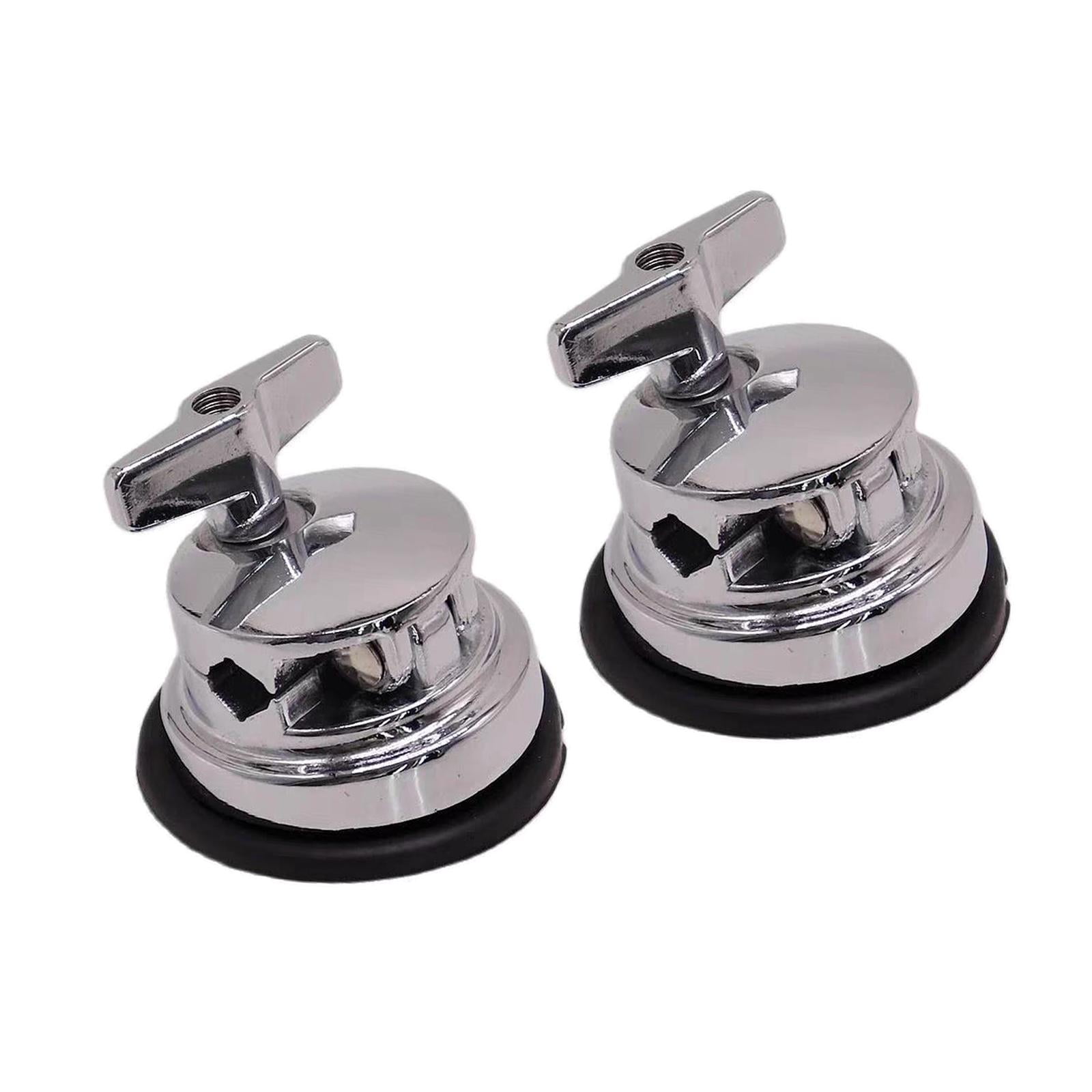 Magideal - Soporte Para Pata De Tom De Piso Placa Base Metálica Soporte Para Pierna De Tambor Accesorio De Batería Herraje De Repuesto Para Un Balance Óptimo Ade 2 Piezas