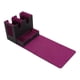 thumbnail image 1 of Caja Para Baraja De Cartas Coleccionables Con Ventana Transparente, Con Funda Para Más De 260 Cartas, Color Negro Y Morado, 1 of 3