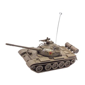 Magideal - Modelo De Tanque 1/72, Modelo De Tanque Blindado, Rompecabezas De Tanque Diy, Kits De Modelos De Construcción, Carro Sobre Orugas En Miniatura 4D Para Amarillo
