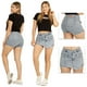 thumbnail image 3 of FALDA SHORT PUSH UP LEVANTA COLA CORTE COLOMBIANO ESCULTOR CELESTE 36, 3 of 3