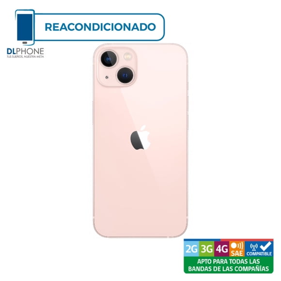 Iphone 13 128GB Rosado Reacondicionado