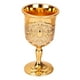 thumbnail image 1 of Cobetina De Vino De Metal, Patrón De Tallado Hecho A Mano Copa De Copa Cenas Decoración Decoración Oro Oro, 1 of 2