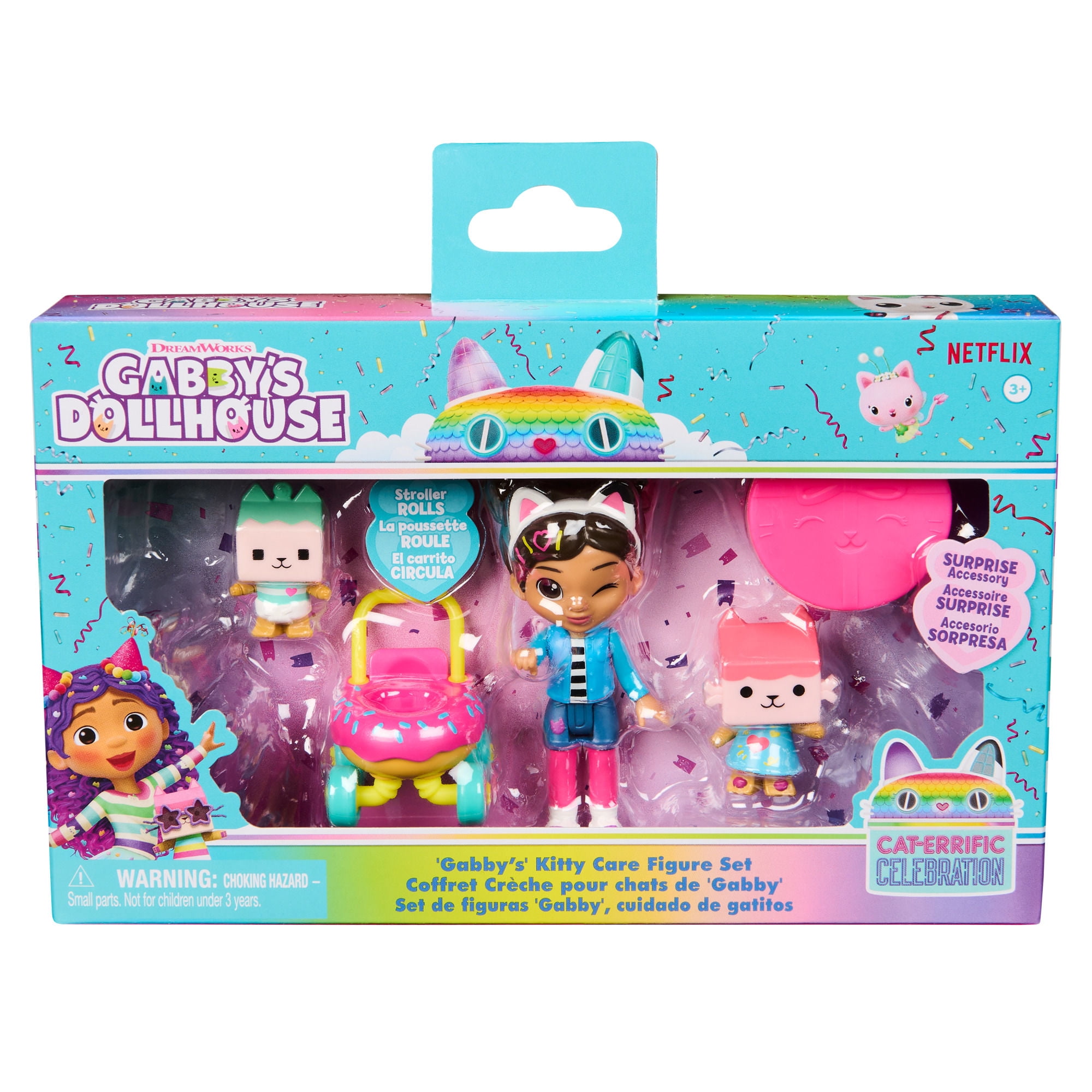 La Casa De Gabby - Mini Figuras Set Cuidado De Gatitos
