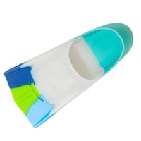 Ioensy - Aletas De Natación Para Niños Aletas De Entrenamiento De Natación De Buceo Cortas Para Principiantes Niñas Niños Azul Xs