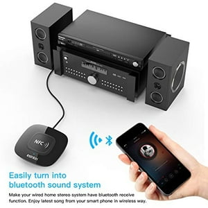 Esinkin Receptor Bluetooth Inalámbrico, Adaptador De Audio Con Nfc 4.0