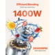 thumbnail image 2 of VEVOR Licuadora de 68 oz y 1400 W para batidos Licuadora procesadora de alimentos para cocina, 2 of 3
