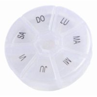 Genérico - Set 8 Pastilleros Semanal Toma Diaria Medicina Practico Lau