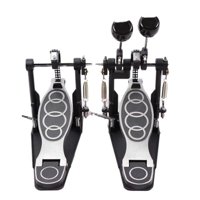 Magideal - Pedal De Tambor De Doble Patada De Dos Cadenas, Hardware De Percusión De Accionamiento De Dos Cadenas De Doble Pedal Para Bateristas, Tambores De Jazz