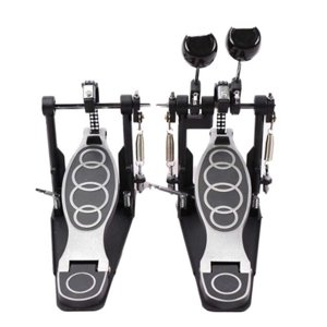 Magideal - Pedal De Tambor De Doble Patada De Dos Cadenas, Hardware De Percusión De Accionamiento De Dos Cadenas De Doble Pedal Para Bateristas, Tambores De Jazz