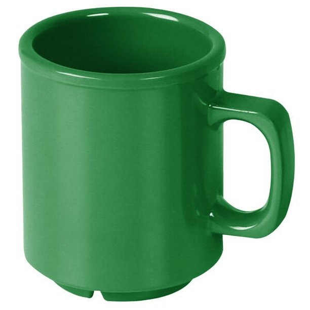 BC Taza Melamine Bekers – Set Van 4 – Groen – Stevig En Lichtgewicht – Ideaal Voor Kamperen En Picknick