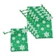 thumbnail image 4 of 6 Bolsas De Regalo De Arpillera De Navidad Con Cordón, 14 X 10 Cm, Lavable, Verde, 4 of 5