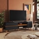 thumbnail image 4 of Rack TV 65" Purus Mdp Preto Fosco - Freijó, 4 of 6