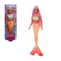 Barbie Sirenas Con Cabello De Colores - Cabello Rosa