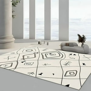 Genérico - Alfombras Peludas Antideslizante 120 X80 Cm