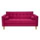 thumbnail image 1 of Sofa Retro 3C Felpa 04 Burdeo, 1 of 6