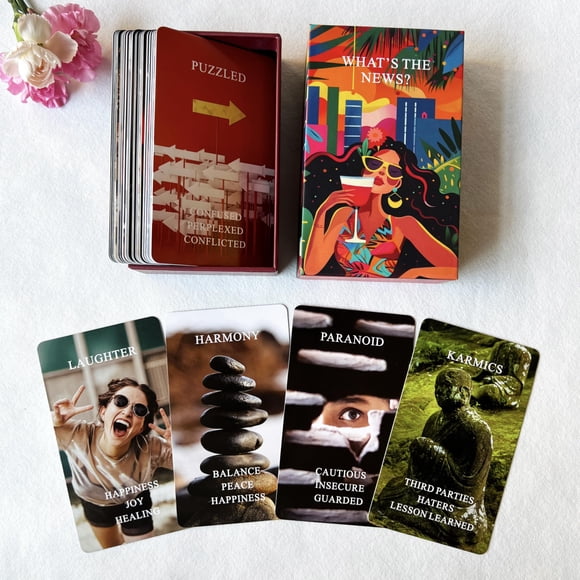 Cartas Oráculo Vzmeiyre ¿Qué se cuenta? Vida, Amor, Carrera