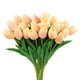 thumbnail image 1 of Flores Artificiales Uxcell Tulipanes Amarillo Pálido, 1 of 3