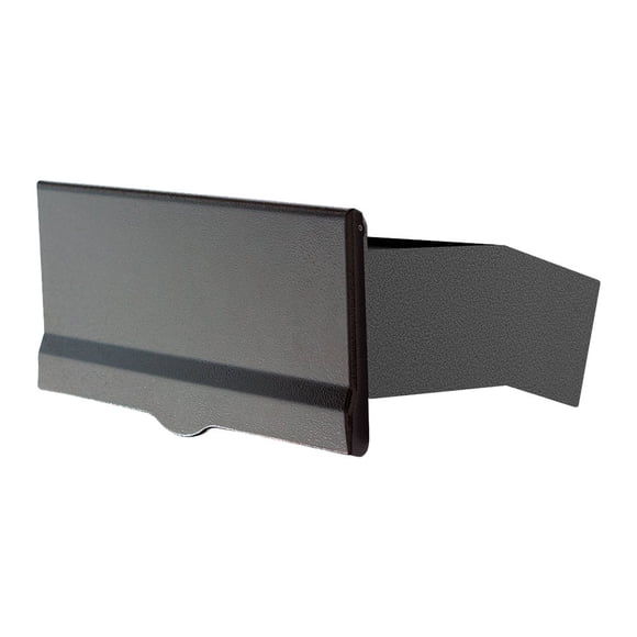 Plato para cartas Qualarc LM6-46-BLK con 6 revestimientos de pared, color negro