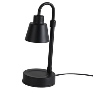 Bothyi - Lámpara Calentadora De Velas Sin Llama Con 2 Bombillas Brillo Ajustable Luz De Fusión Negro