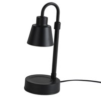 Bothyi - Lámpara Calentadora De Velas Sin Llama Con 2 Bombillas Brillo Ajustable Luz De Fusión Negro